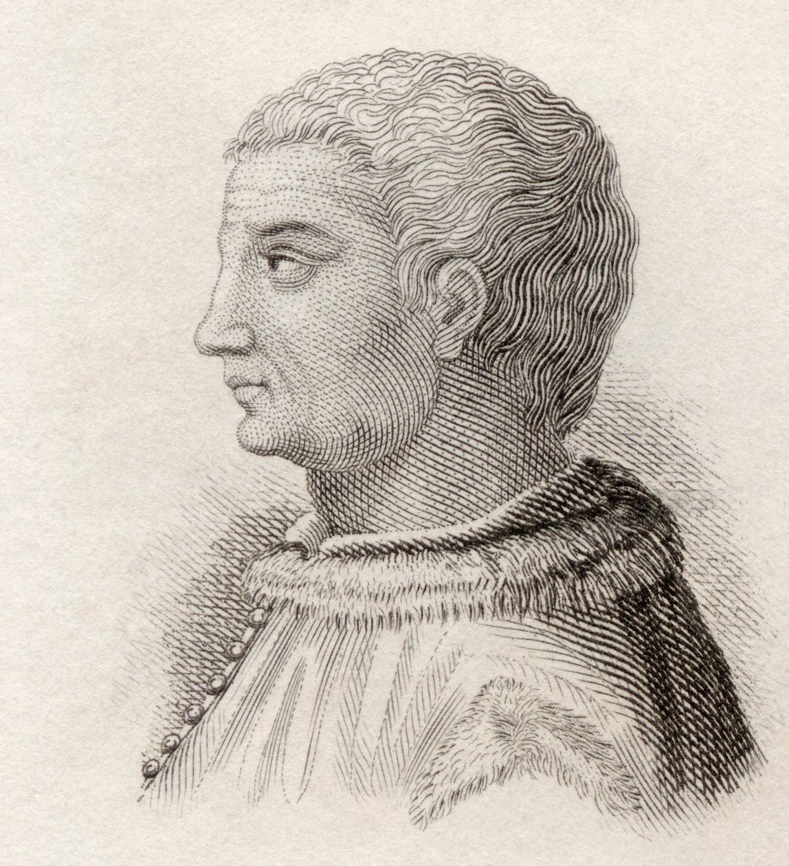 Flavio Biondo，来自&39;Crabb&39;s Historical Dictionary&39;，1825年出版（版画） 作者 英语学校