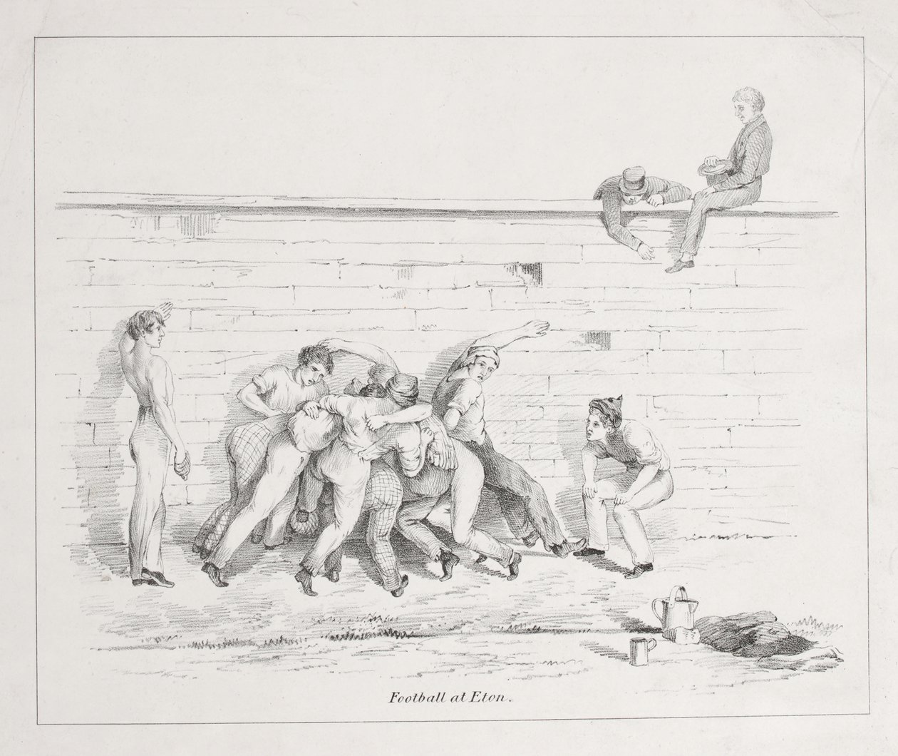 伊顿足球（bw litho） 作者 英语学校