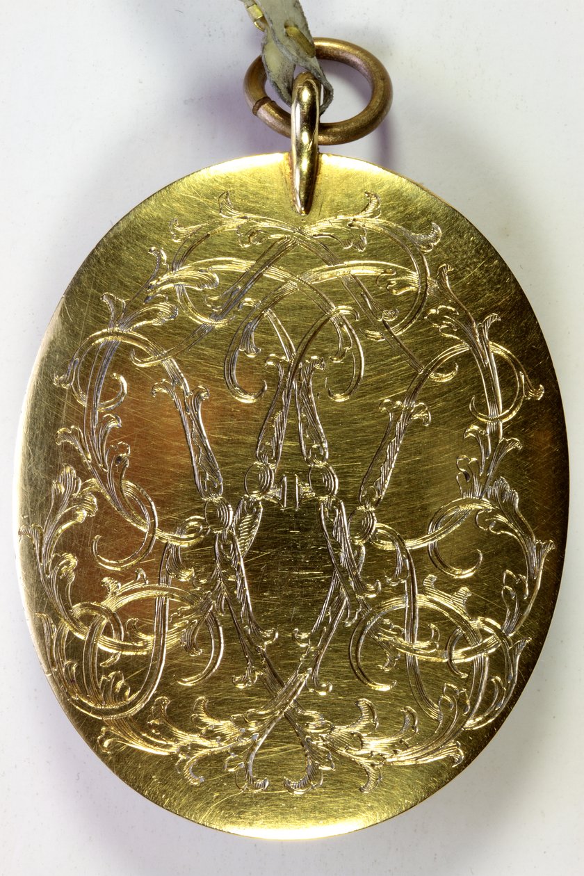 一个名叫威廉-罗素勋爵的绅士的微型画像的画框（金色）（另见3076203）。 作者 英语学校