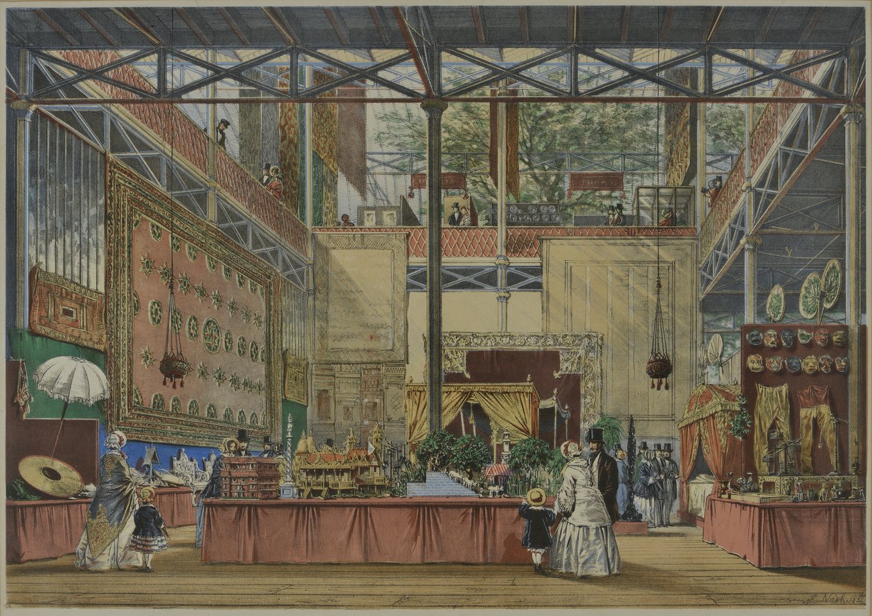 摘自1854年印度出版的《狄金森1851年伟大展览的综合照片》。 作者 英语学校