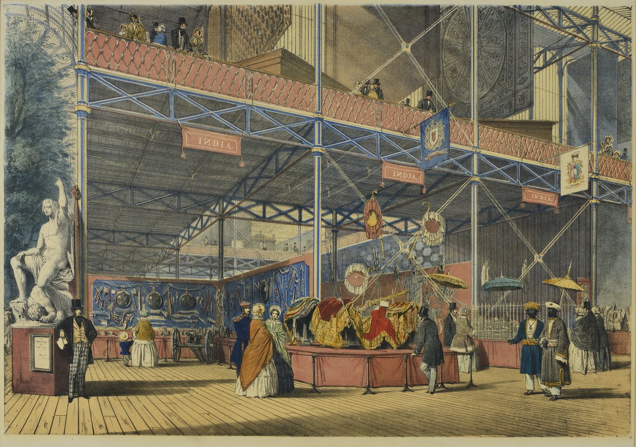 摘自1854年印度第2号出版的“狄金森1851年大展览的综合照片” 作者 英语学校
