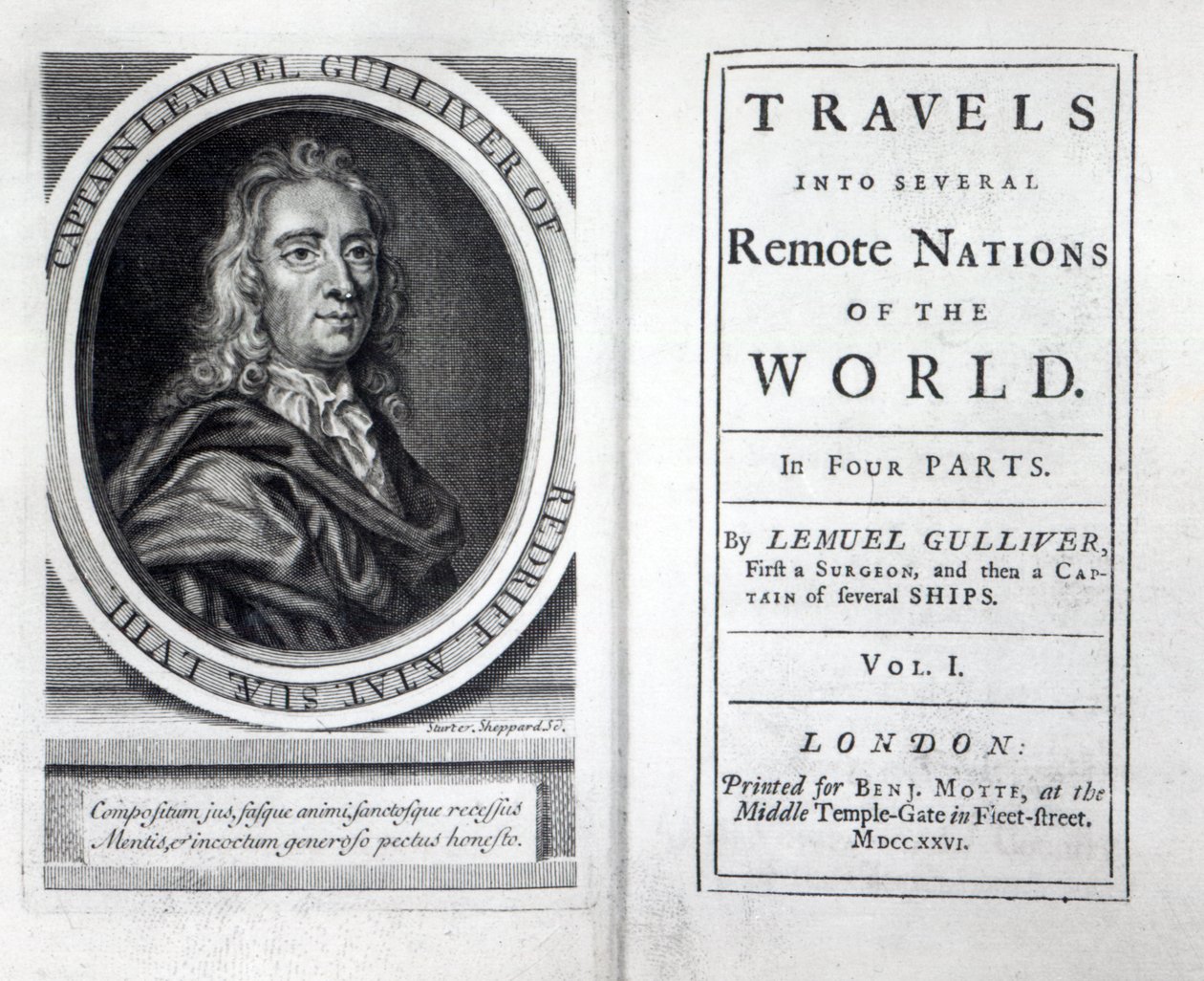 1726年乔纳森斯威夫特前往格列佛游行的主题和标题 作者 英语学校