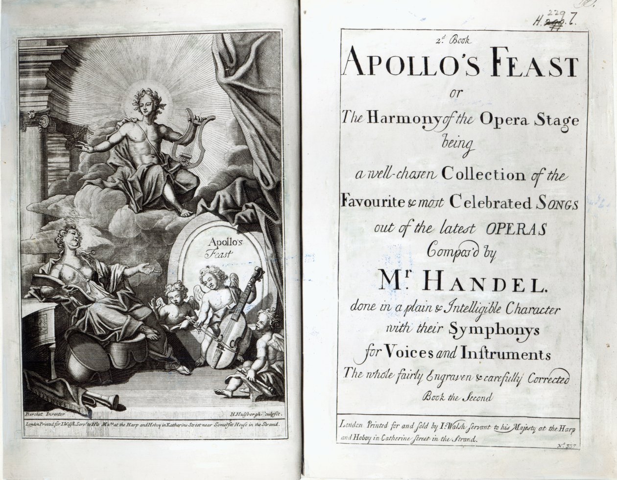 Apollos盛宴的主题，c.1734 作者 英语学校
