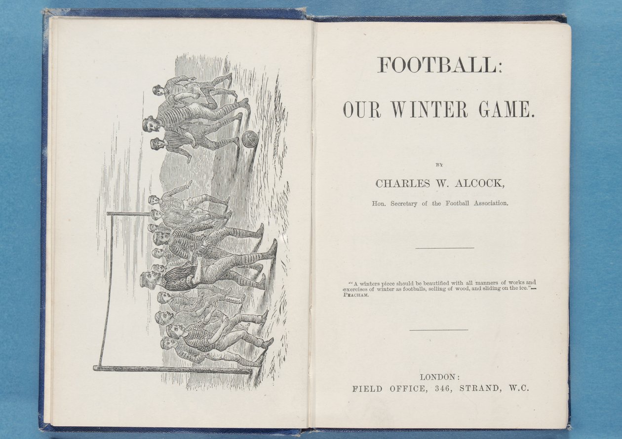 来自足球的主题：我们的冬季比赛，作者Charles W. Alcock，1874年（另见315142和315144） 作者 英语学校