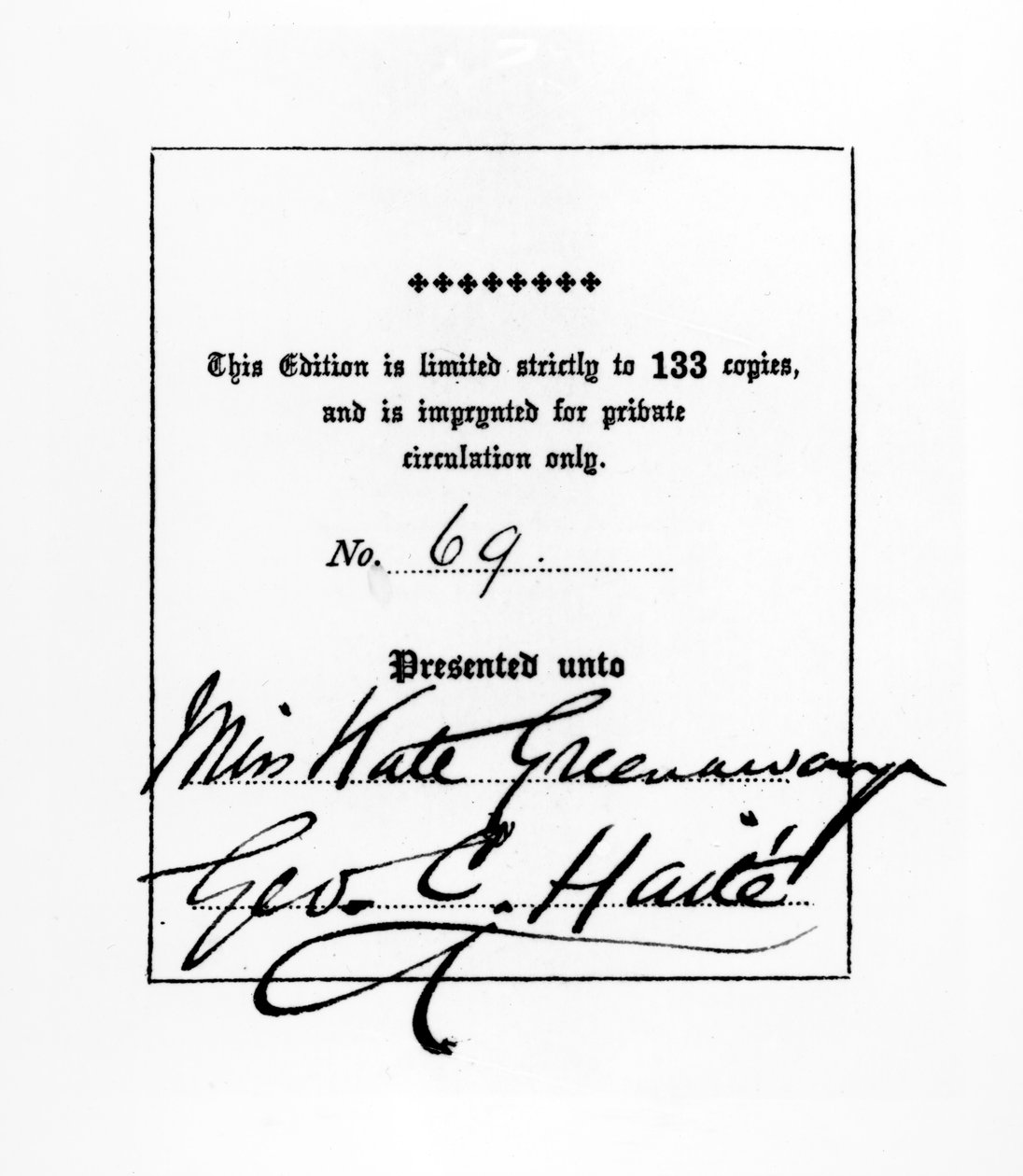 乔治·海特（George C. Haite）出版的“Setd of Odd Volumes”中的主题，致力于凯特·格林纳威（Kate Greenaway），第1880-1900页（纸和墨水和凸版印刷） 作者 英语学校