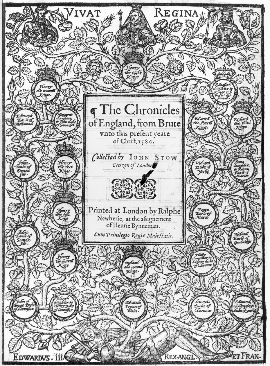 约翰·斯托（1525-1605），1580年“英格兰编年史”的主题 作者 英语学校