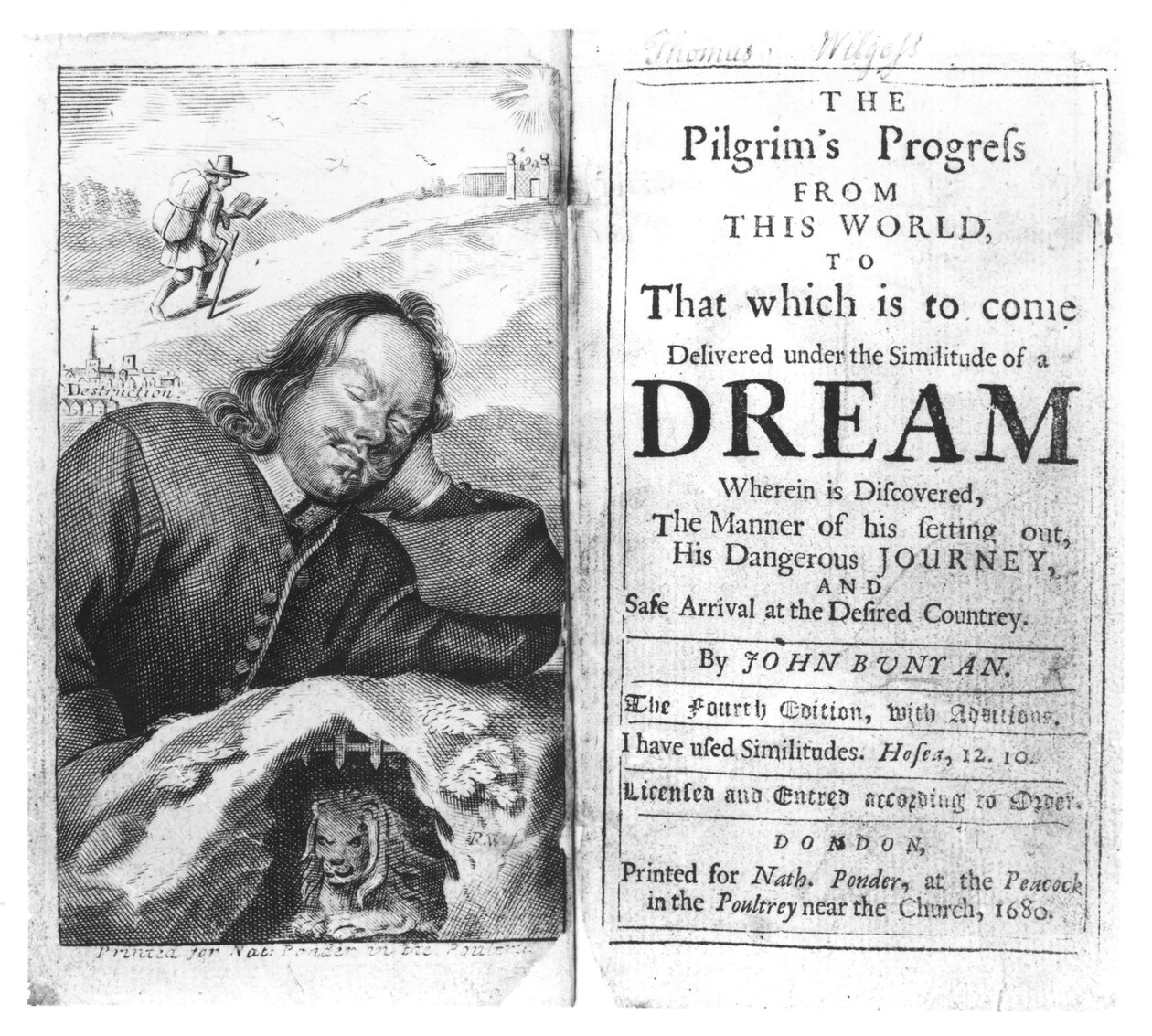 朝圣者进步的主题由约翰·班扬（1628-88）酒吧。在1680年 作者 英语学校