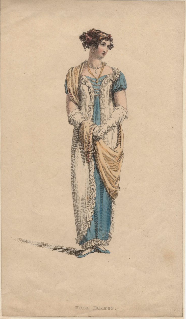 礼服，1817年 作者 英语学校