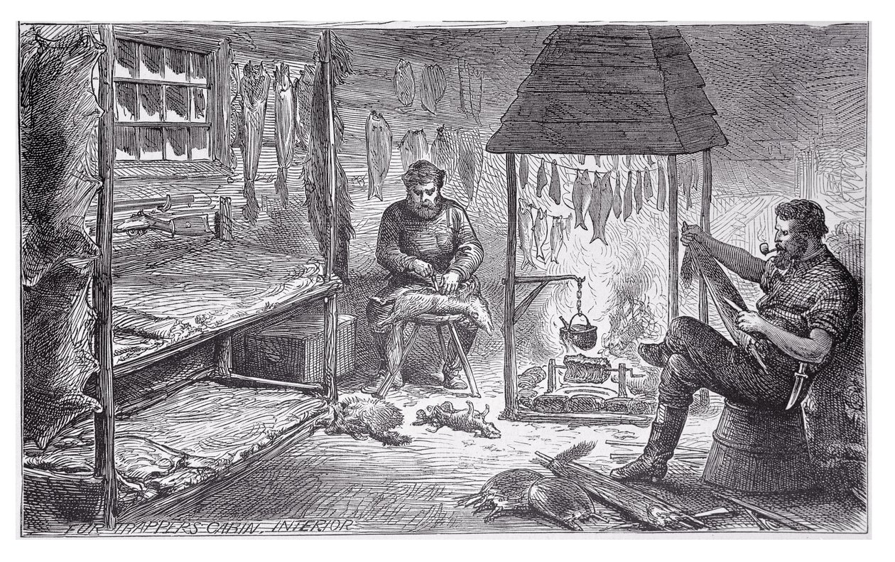 毛皮捕手在加拿大，1880年 作者 英语学校