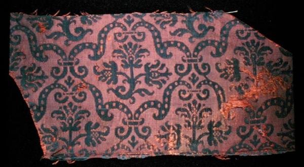 装点丝绸，约1600年（丝绸）。 作者 英语学校