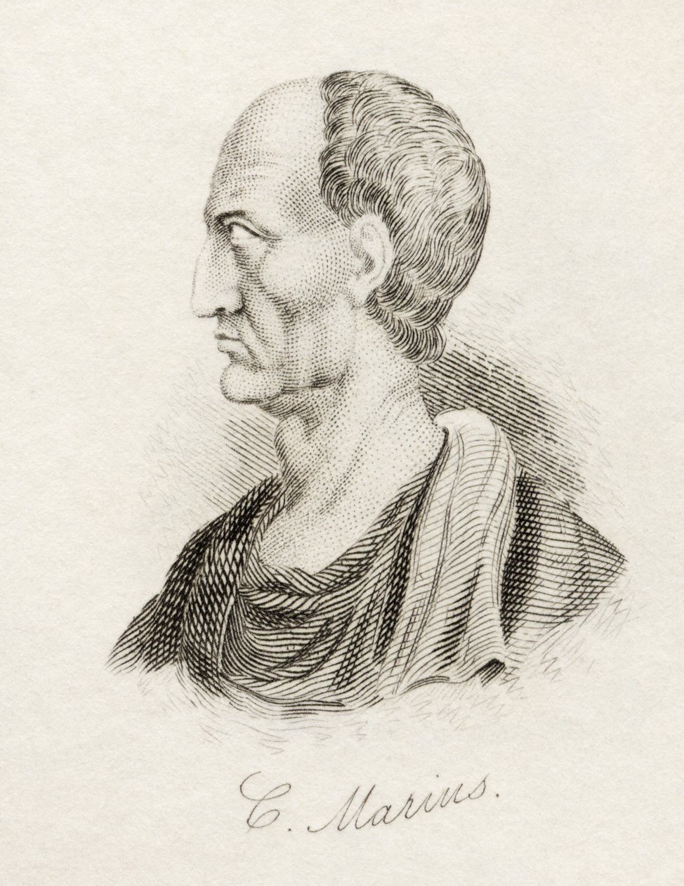 Gaius Marius，来自&39;Crabb&39;s Historical Dictionary&39;，于1825年出版 作者 英语学校