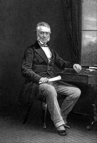 乔治-格罗特（1794-1871）（雕刻）。 作者 英语学校