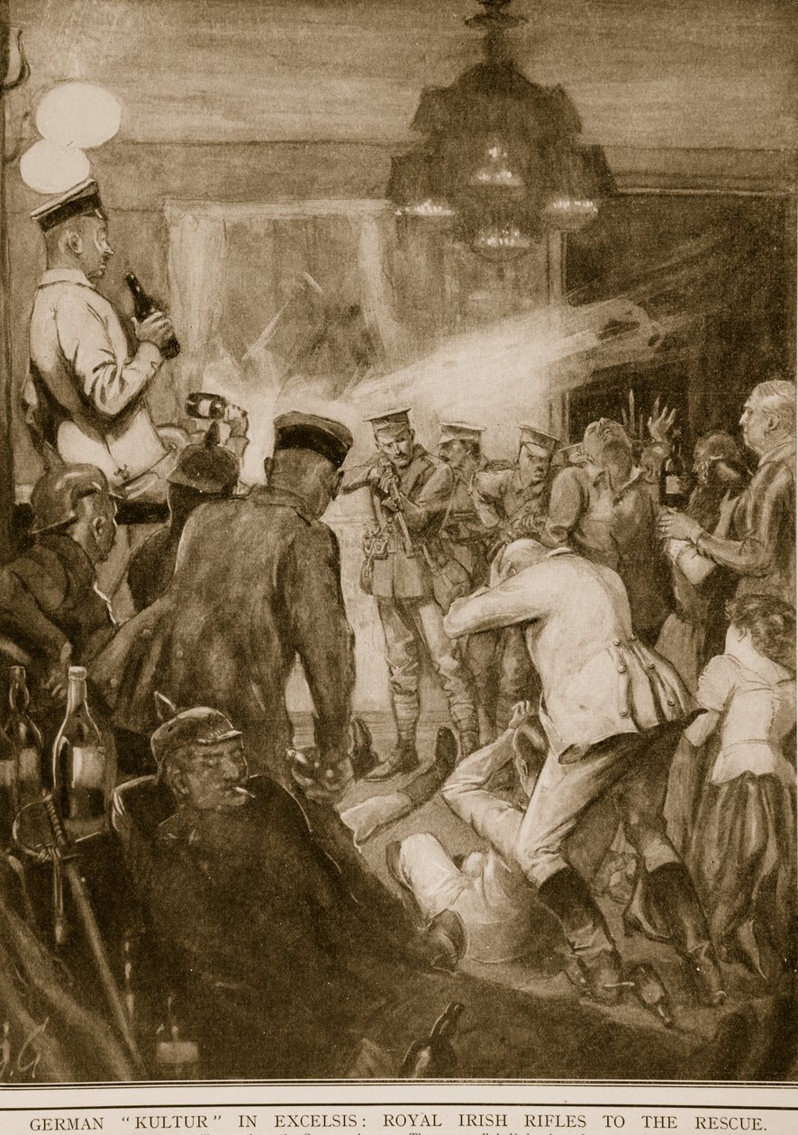 德国文化在Excelsis：皇家爱尔兰步枪救援，1914-19 作者 英语学校