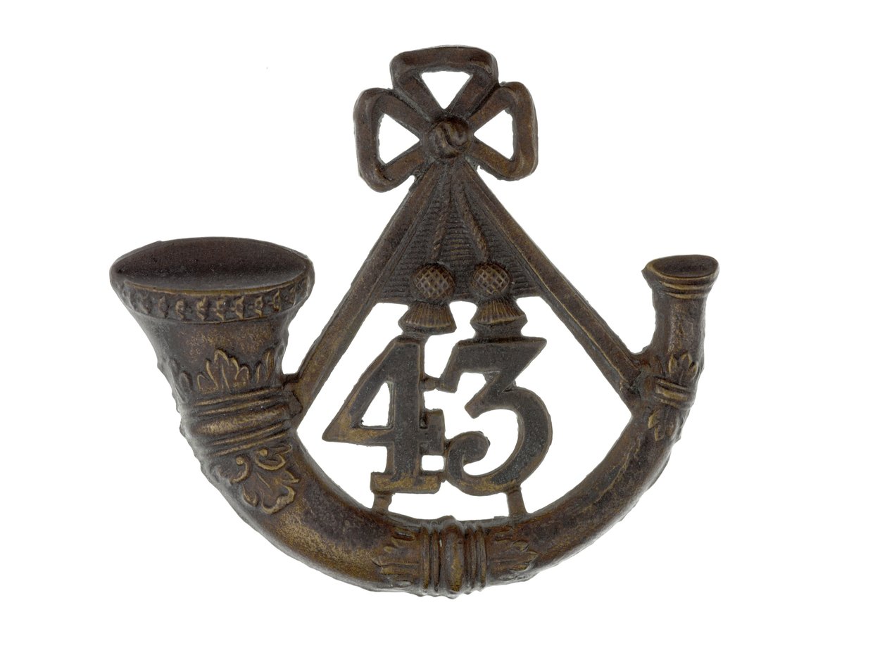 Glengarry 徽章，c.1873-81（金属） 作者 英语学校