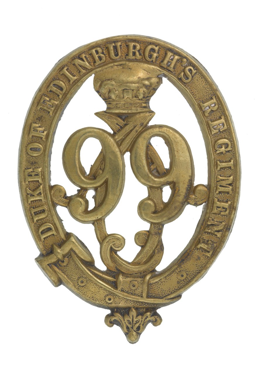 Glengarry 徽章，c.1875-81（黄铜） 作者 英语学校