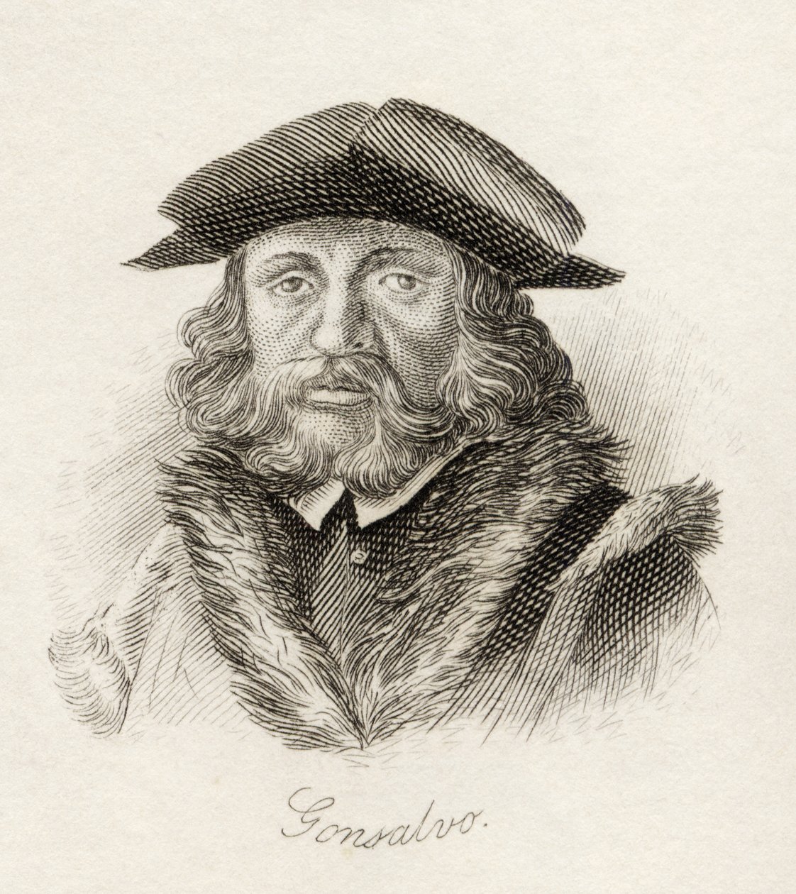 Gonzalo Fernandez de Cordoba，来自&39;Crabb&39;s Historical Dictionary&39;，1825年出版 作者 英语学校