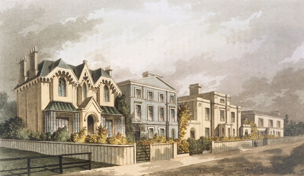 在Herne Hill，坎伯韦尔的别墅群 作者 英语学校