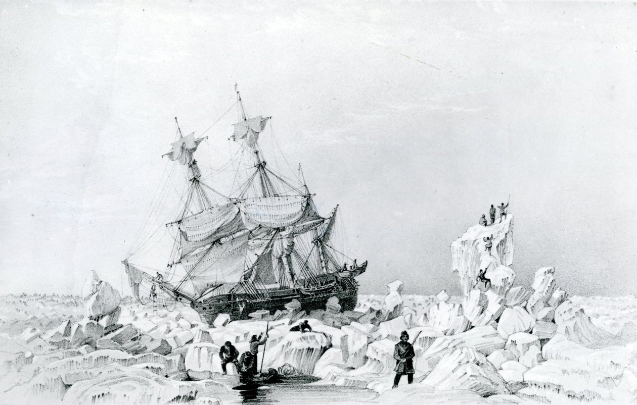HMS Terror被冰封 作者 英语学校