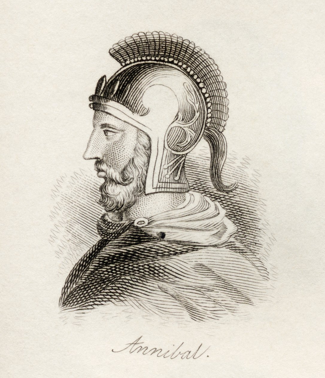 Hannibal the Great，来自&39;Crabb&39;s Historical Dictionary&39;，于1825年出版 作者 英语学校