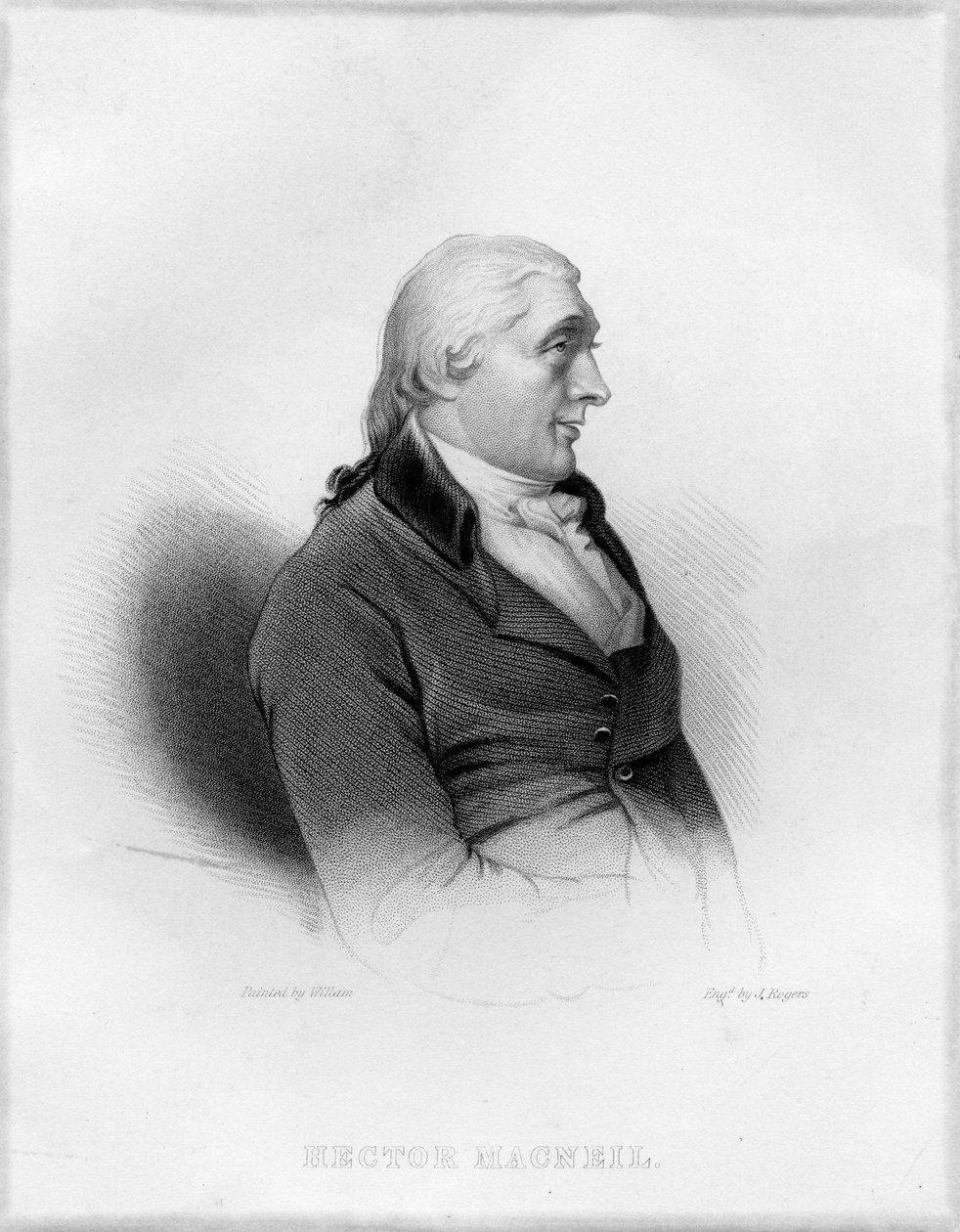 Hector Macneill，由John Rogers雕刻 作者 英语学校