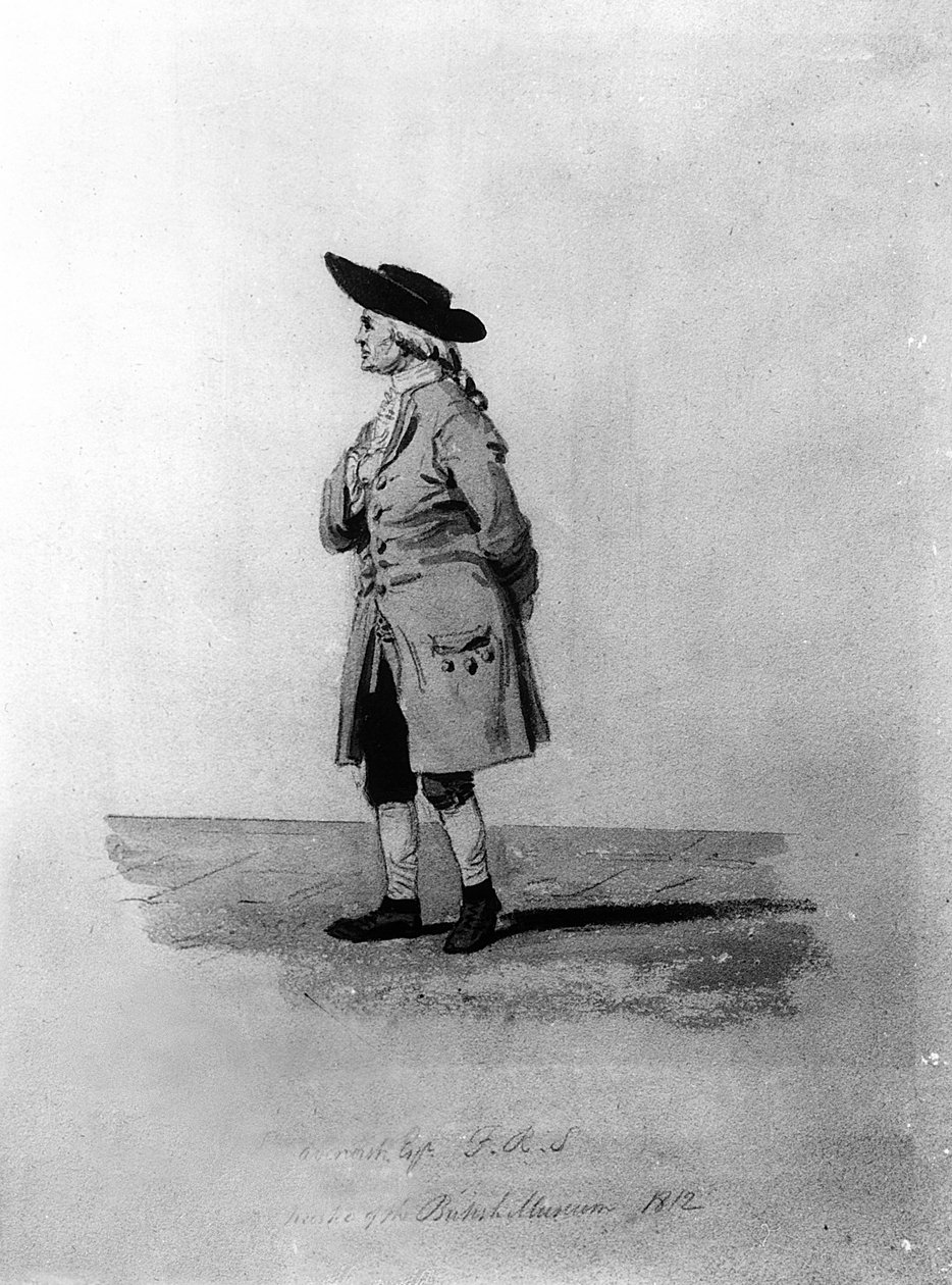 亨利·卡文迪什，FRS（1731-1810），19 c。 （笔，墨水和水洗） 作者 英语学校