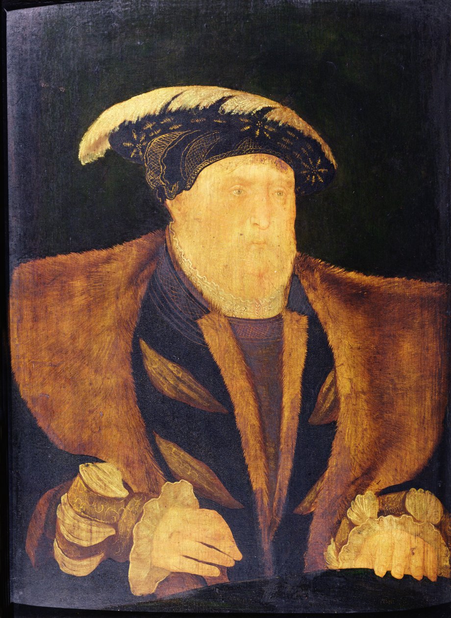 亨利八世（1491-1547）（面板油画） 作者 英语学校