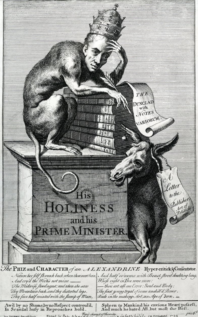尊者和他的首相，1729年 作者 英语学校