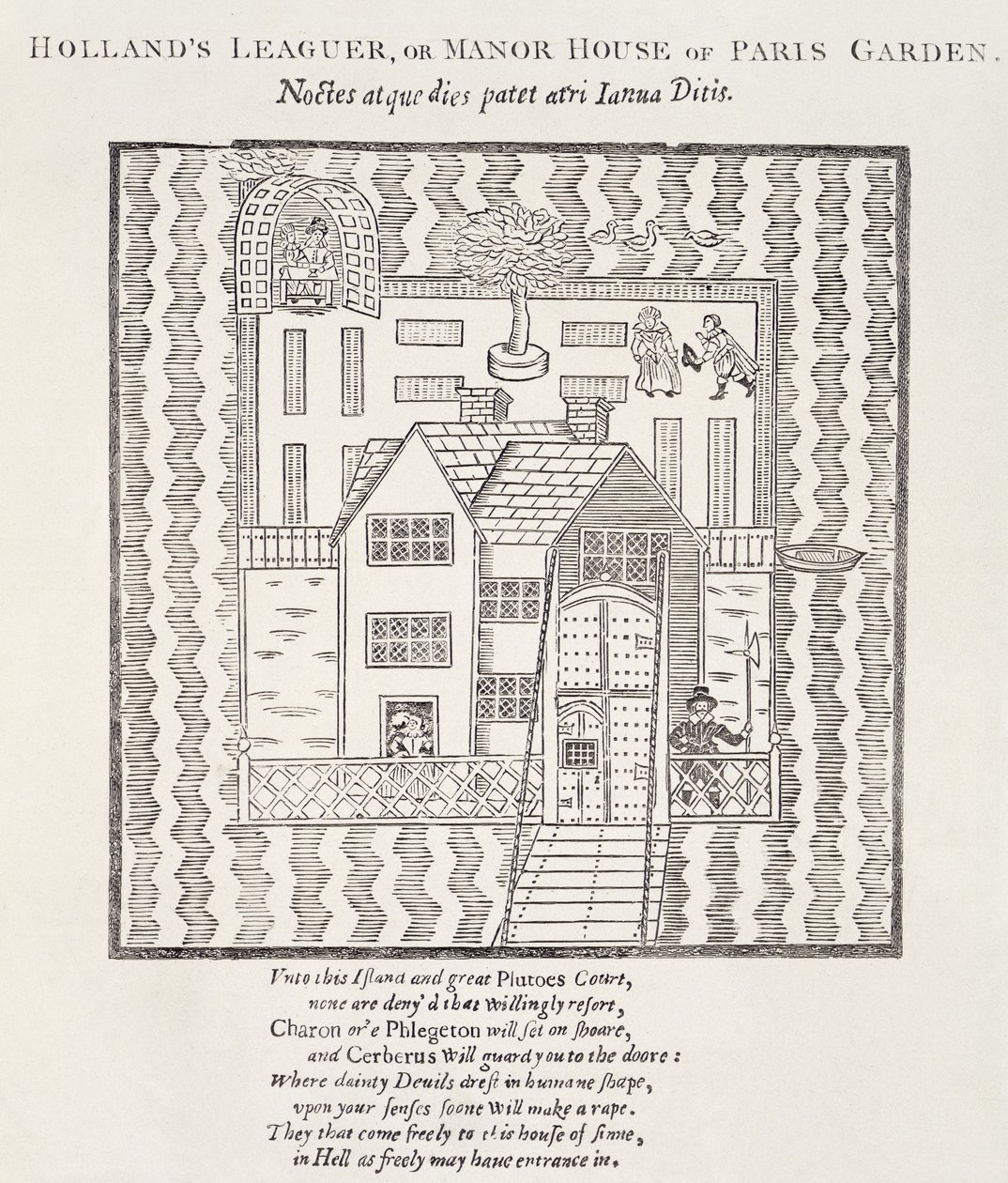 Hollands Leaguer，或庄园，巴黎花园，Southwark，伦敦 作者 英语学校