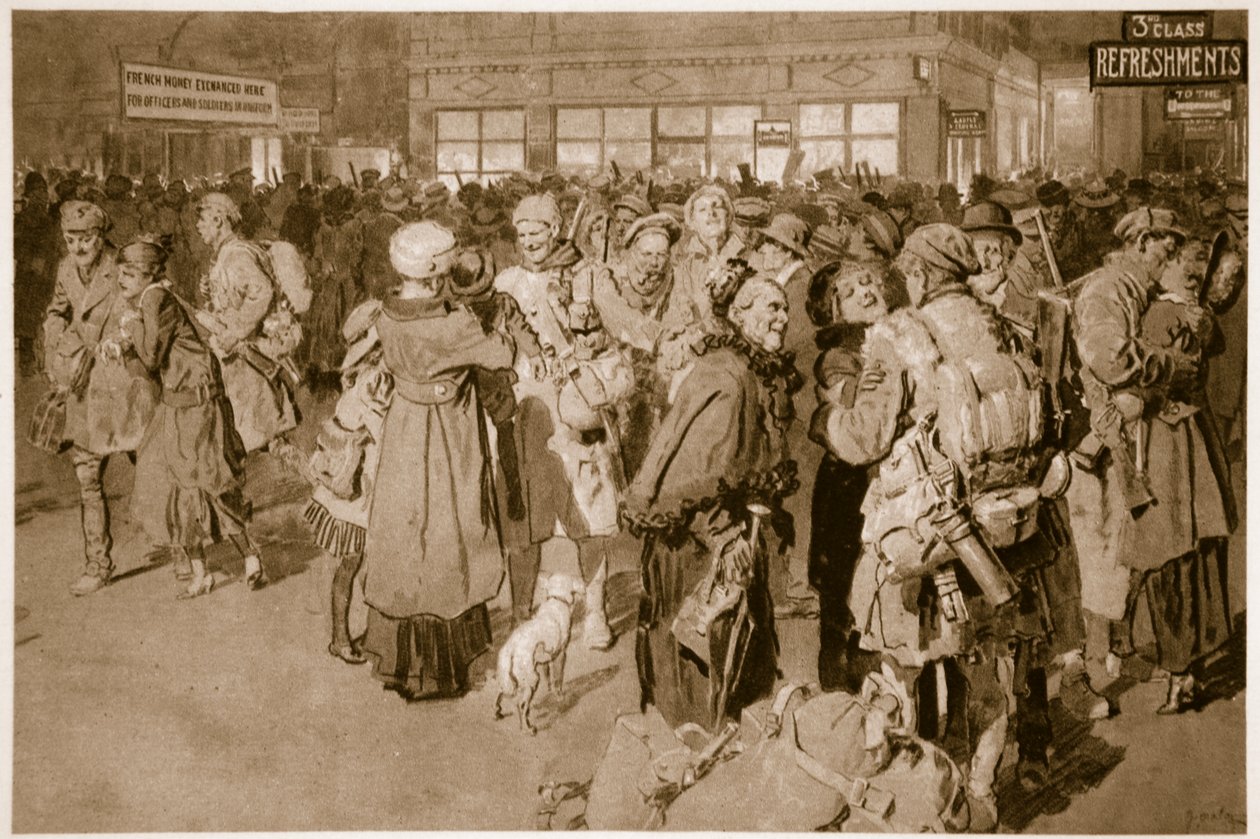 休假回家：1914年至1919年伦敦总站特别壕沟到来之后 作者 英语学校