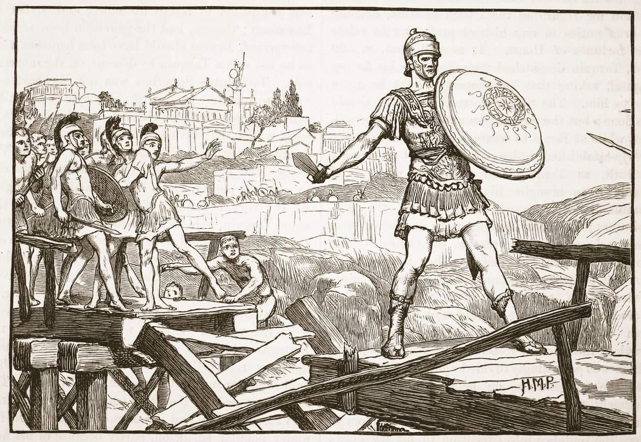 Horatius Cocles为桥梁辩护 作者 英语学校