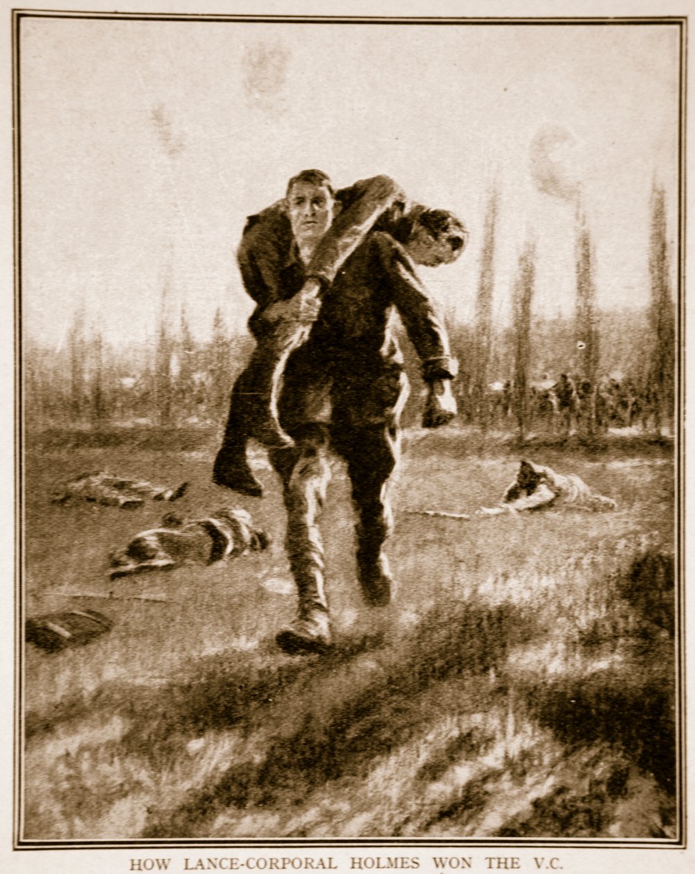 Lance-Corporal Holmes如何赢得VC，1914-19 作者 英语学校