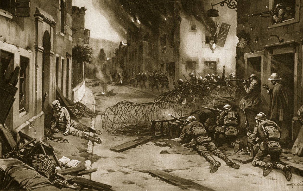 1916年6月意大利人如何驱逐奥地利人离开亚洲，并继续向威尼斯平原倾斜，1914-19 作者 英语学校