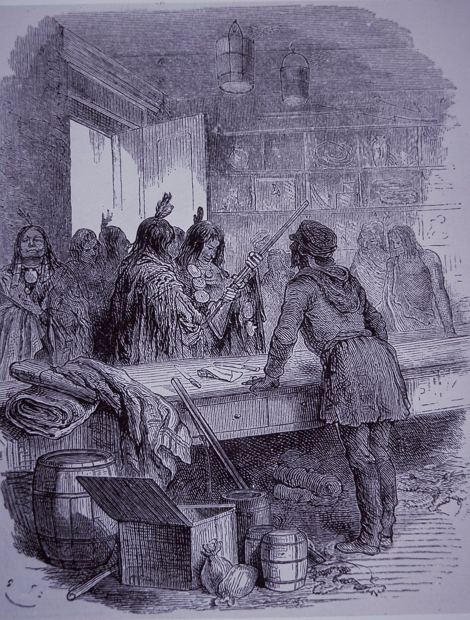 1845 年的哈德逊湾公司贸易站 作者 英语学校
