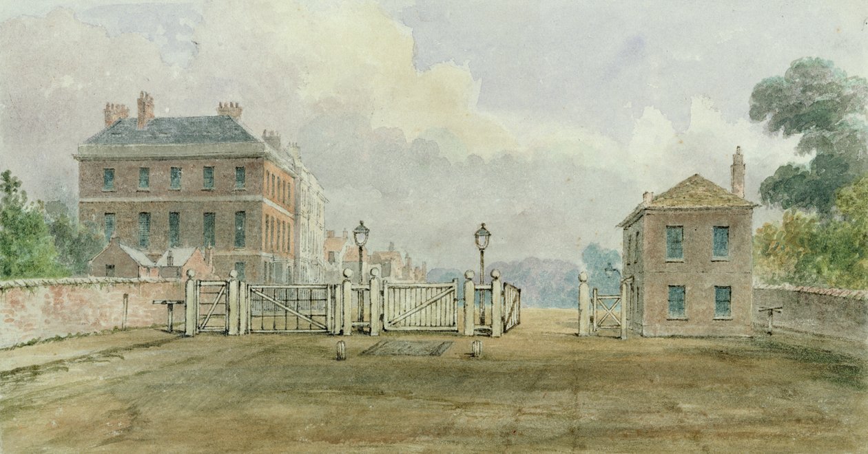 海德公园角收费公路，1785年 作者 英语学校