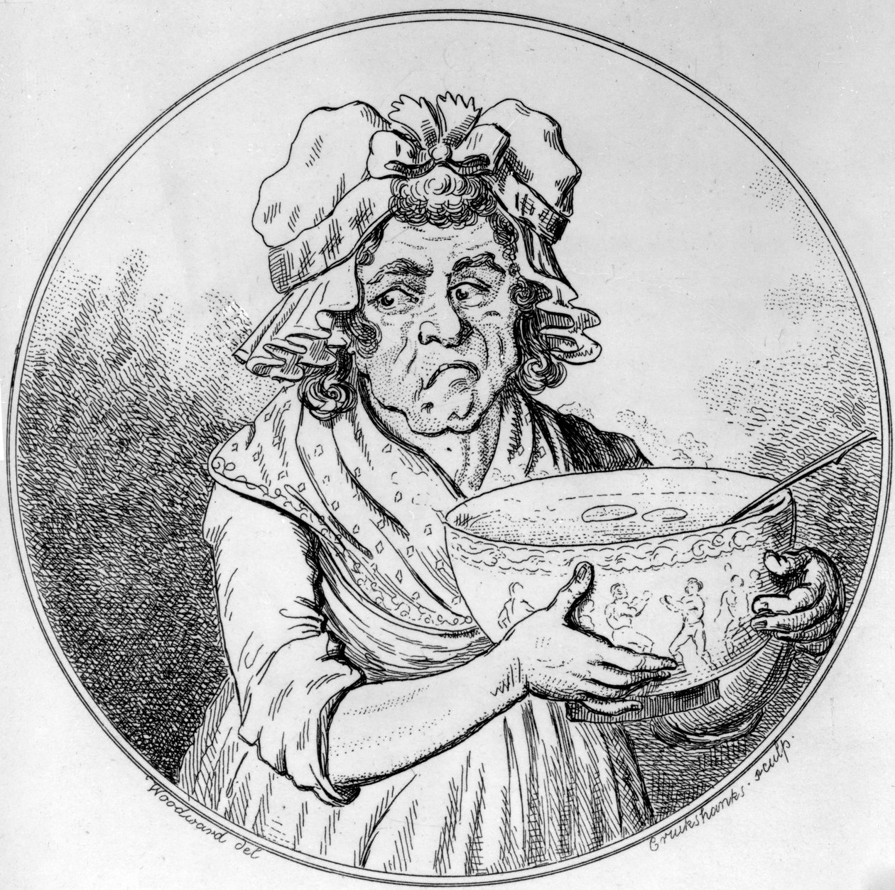 插图由George Moutard Woodward撰写，由Isaak Cruickshank雕刻，由Allen＆West出版，1796年 作者 英语学校