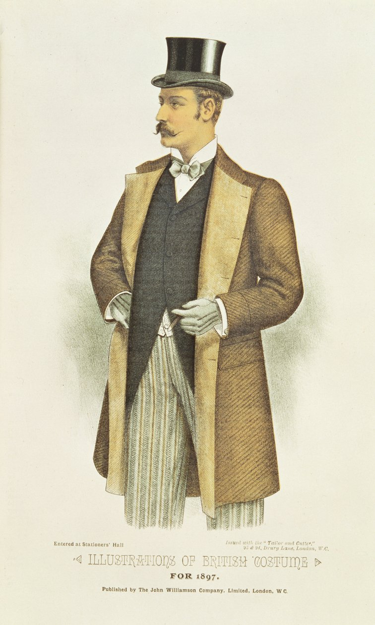 英国服装，酒吧的例证。约翰威廉姆森有限公司，1897年 作者 英语学校