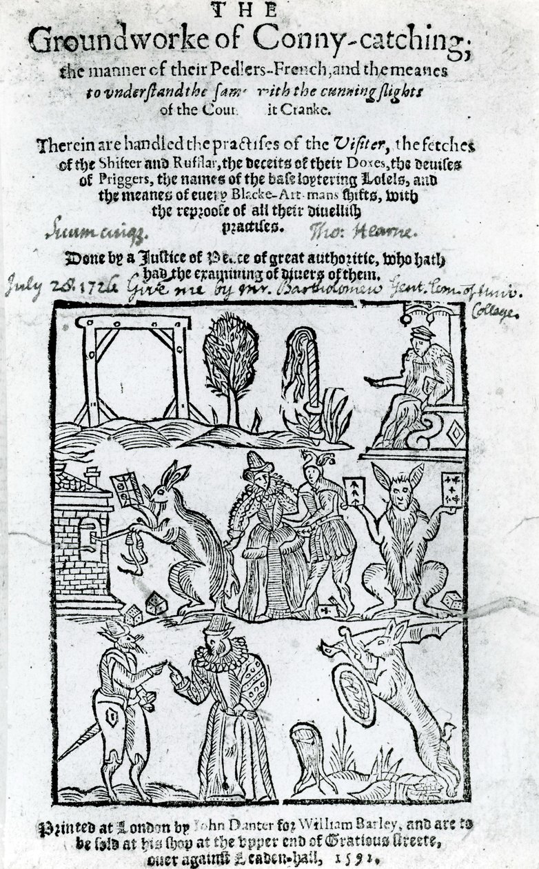 1592年Conny捕捉的Groundworke的例证 作者 英语学校