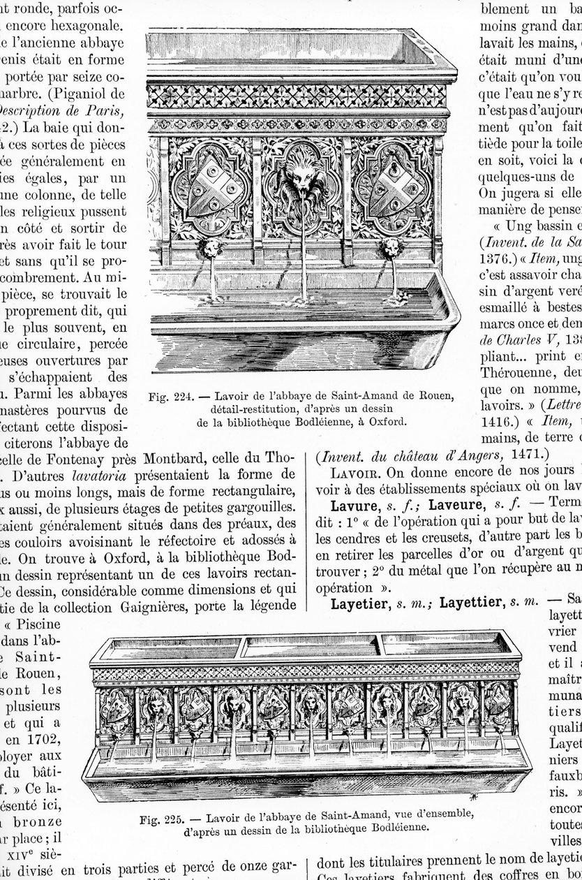 洗衣房的插图，1887年 作者 英语学校