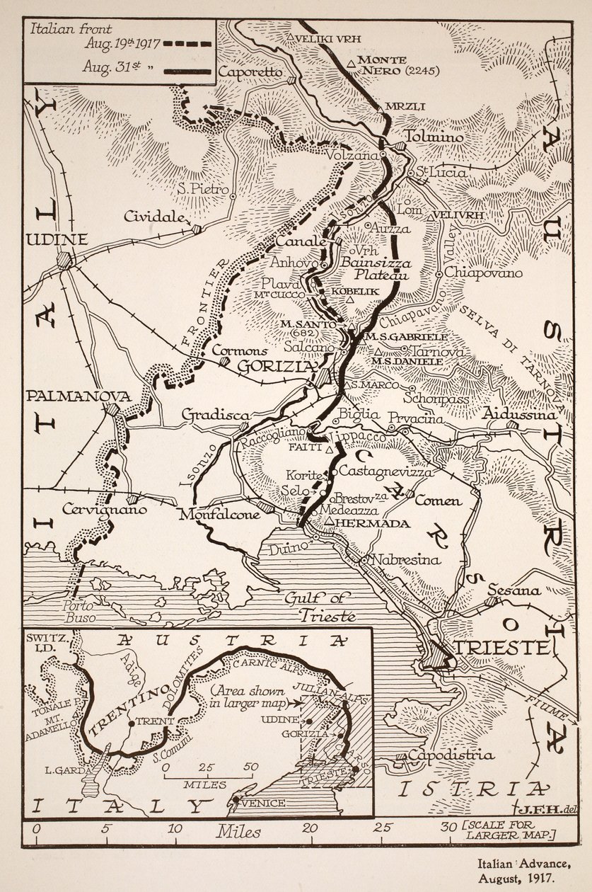 意大利的进步，1917年8月 作者 英语学校