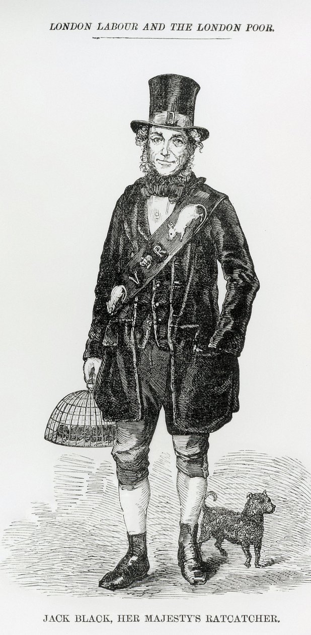 杰克布莱克，她的Majestys Ratcatcher，1840年 作者 英语学校