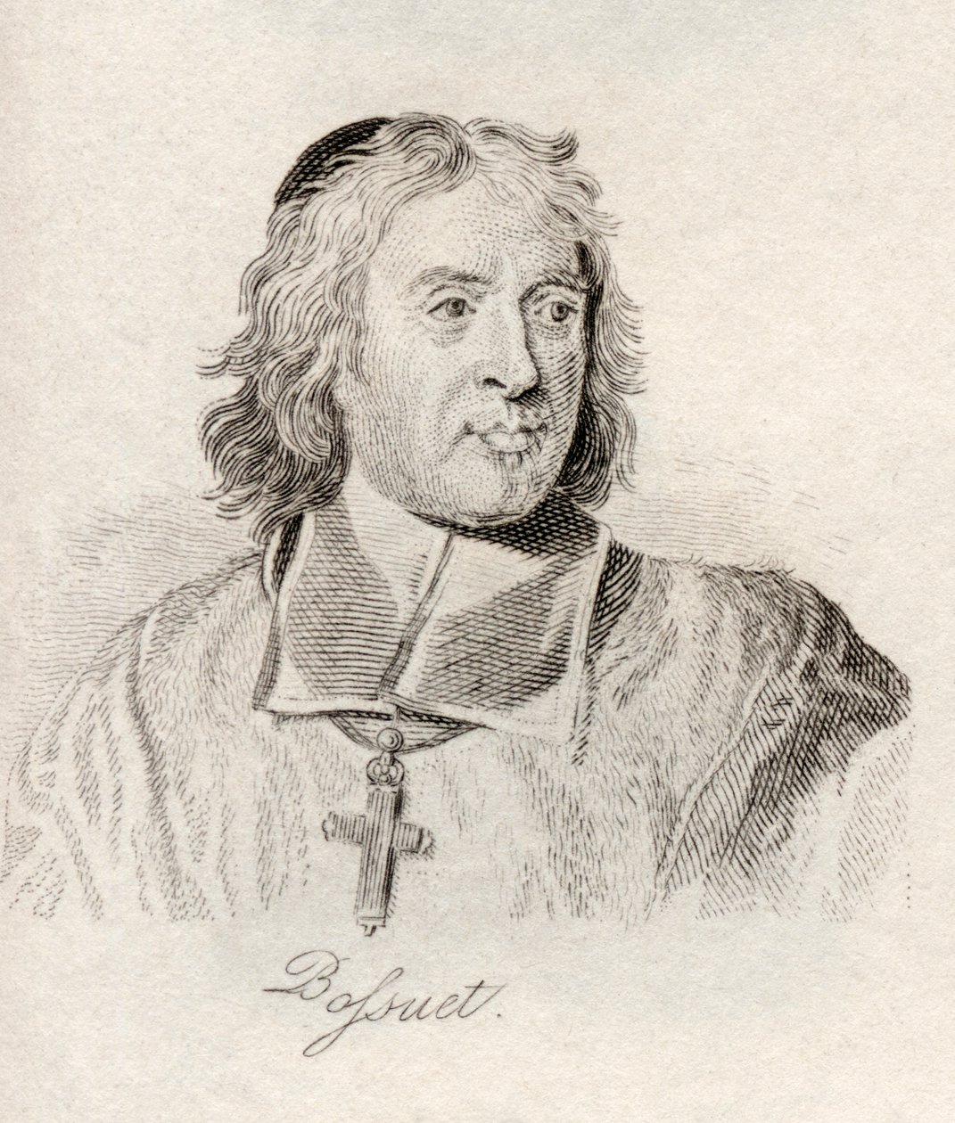 Jacques Benigne Bossuet，来自&39;Crabb&39;s Historical Dictionary&39;，于1825年出版 作者 英语学校