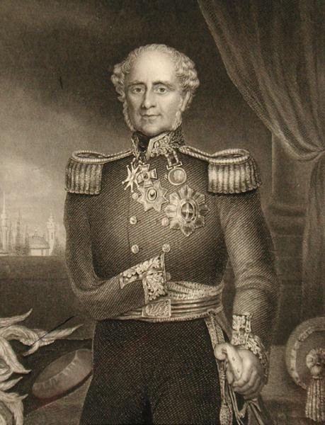 詹姆斯-亨利-萨默塞特-菲茨罗伊（1788-1855）第一男爵拉格朗（雕刻）。 作者 英语学校