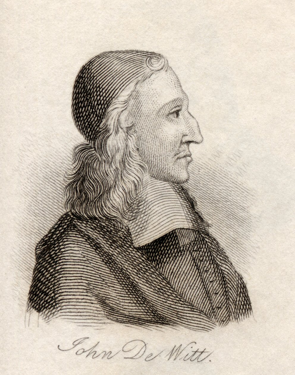 Johan de Witt，来自&39;Crabb&39;s Historical Dictionary&39;，于1825年出版 作者 英语学校