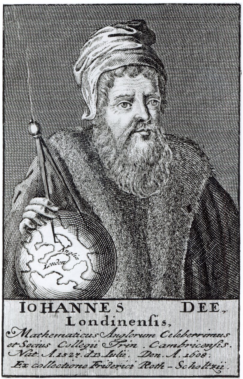 John Dee（1527-1608）伦敦人（雕刻）（捆绑照片） 作者 英语学校