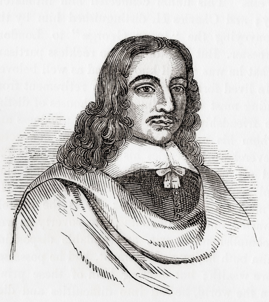 约翰·加德伯里（John Gadbury），英国占星家和年鉴作家，来自“旧英格兰：图画博物馆”，酒吧。 1847年 作者 英语学校