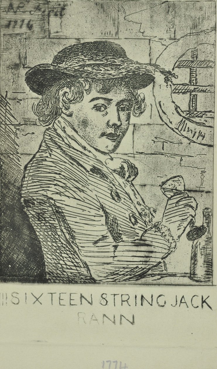 约翰·兰（John Rann），十六弦杰克（Sixteen Strings Jack），1774年 作者 英语学校