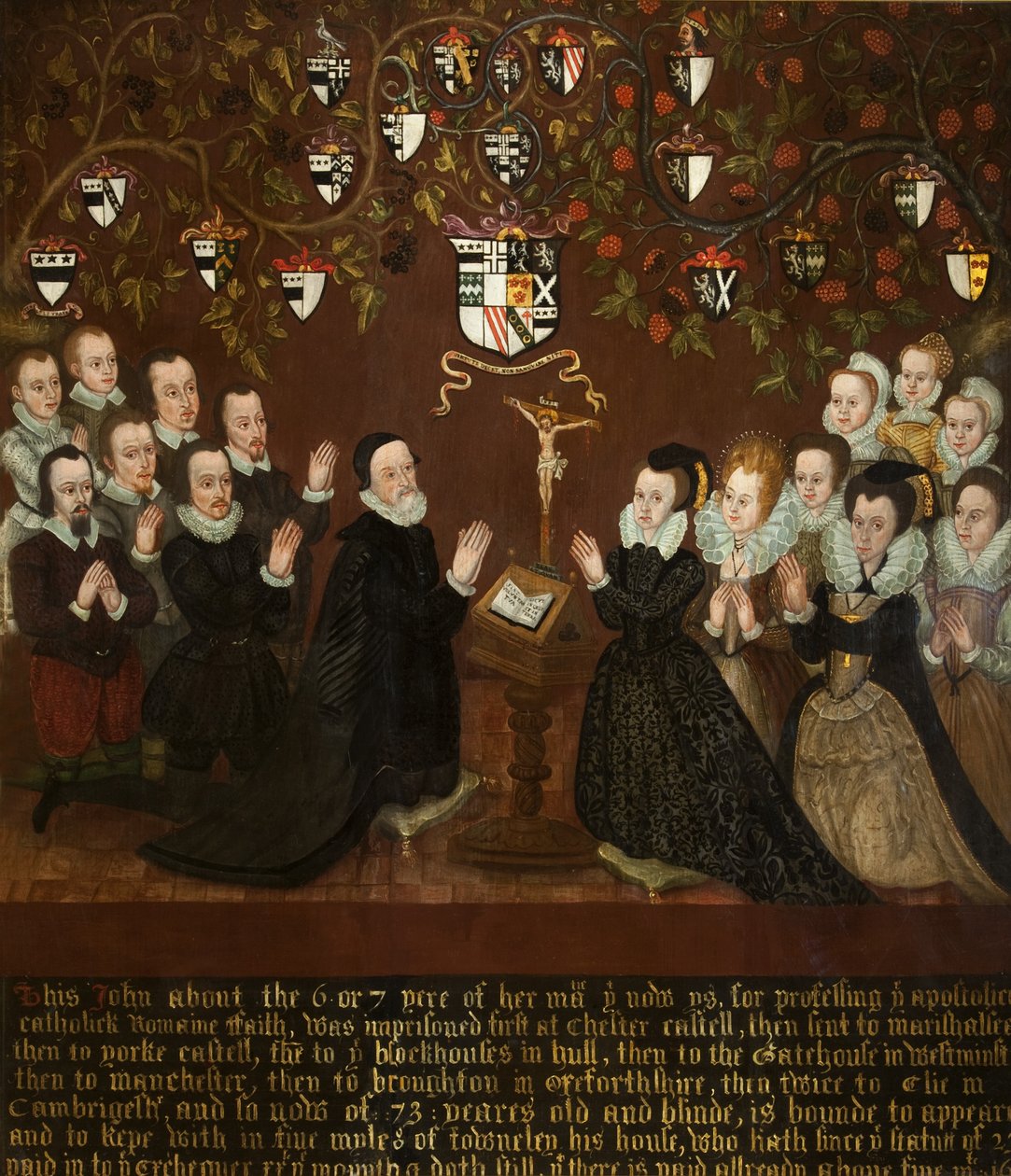 约翰和玛丽Towneley和家庭，1601年 作者 英语学校