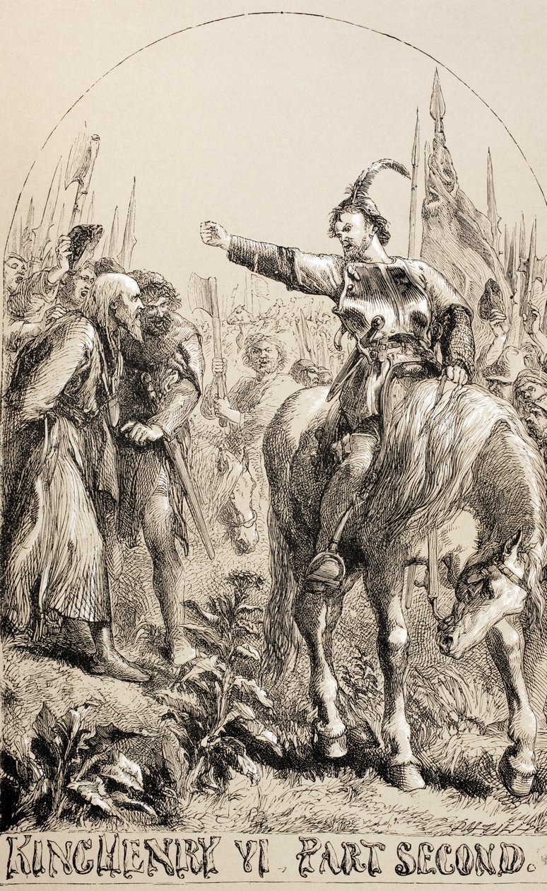 亨利六世国王，第二部分，1890年 作者 英语学校