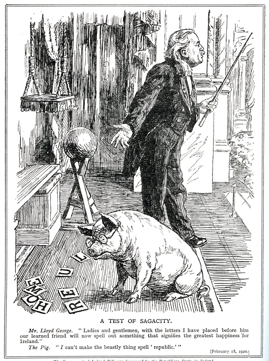 LLoyd George面临来自爱尔兰共和党的爱尔兰政府法案的反对。 1920年2月 作者 英语学校