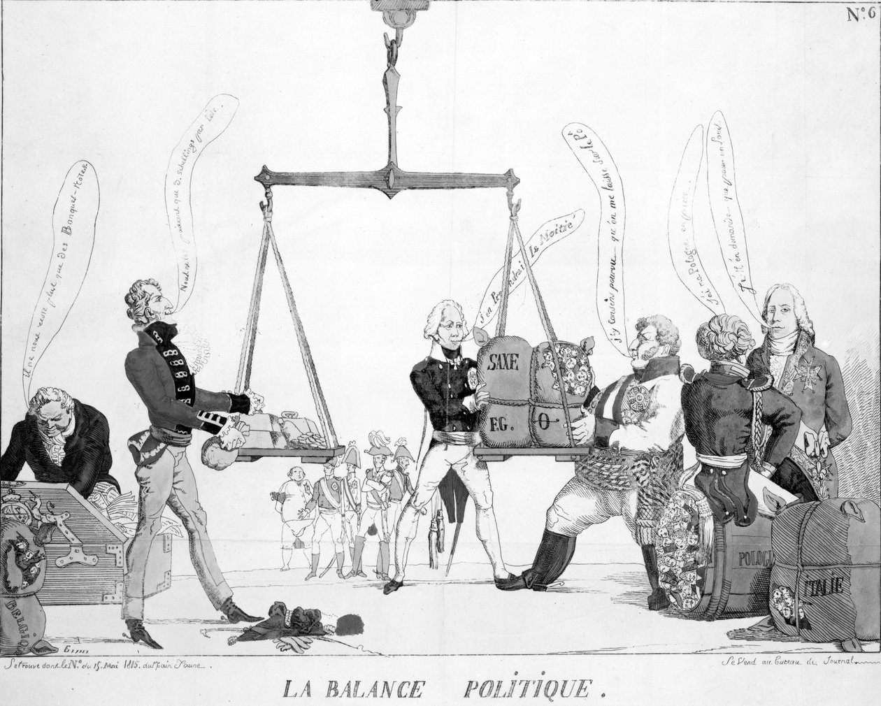 La Balance Poltique，1815 作者 英语学校